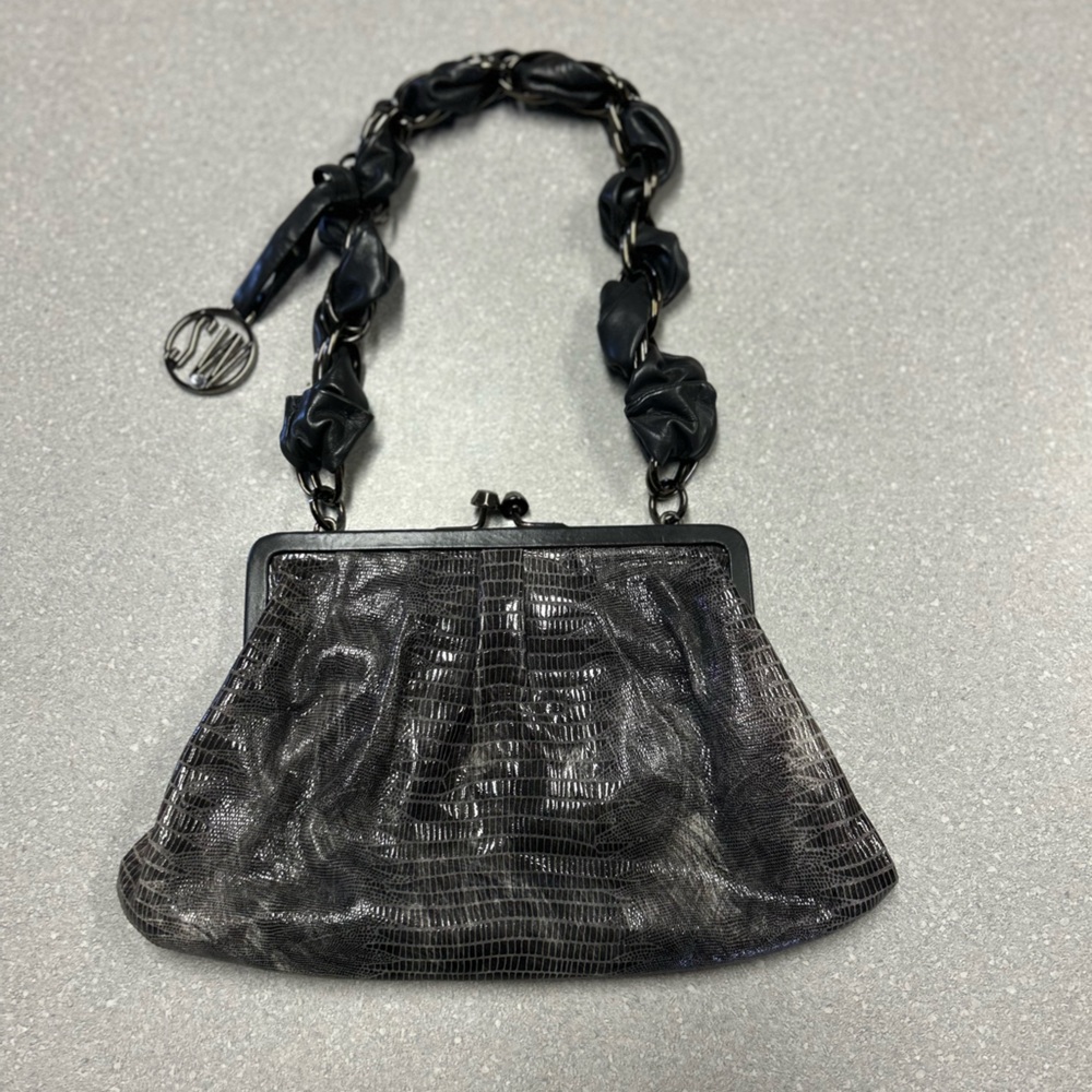 Stuart weitzman clutch shoulder handbag